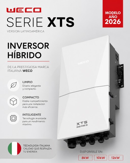 WECO XTS 12kW - Inversor Híbrido (120V/240V) 60Hz