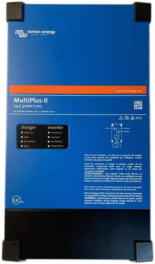 Victron MultiPlus-II 24/3000/70-50 120V (UL 458)